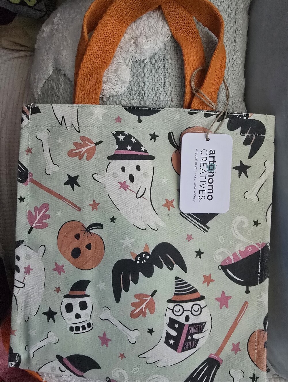 artonomo creatives bag Halloween Ghost Print